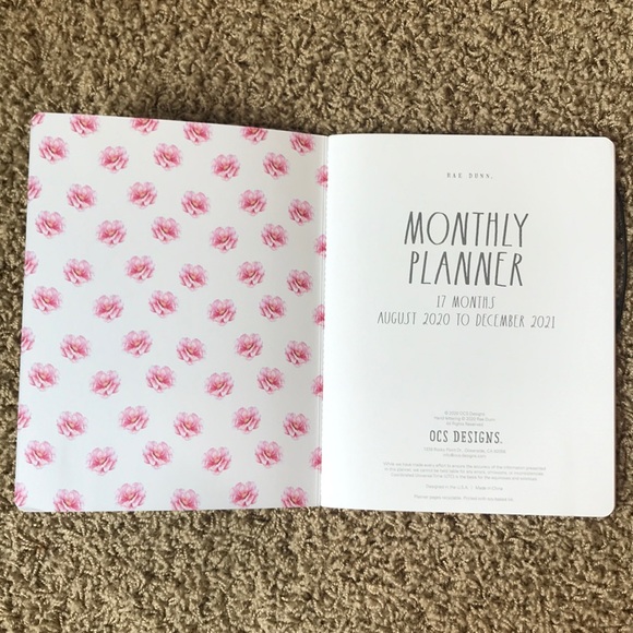 {{SOLD}} Rae Dunn NWT 2021 Planner - Picture 3 of 6